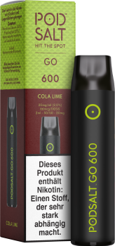 Pod Salt - Go 600 - Cola Lime *Steuerware*